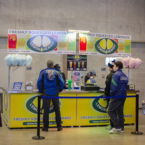 Lemon Heaven stand at BC Place