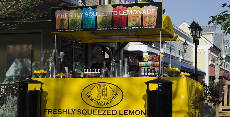 Lemon Heaven Street Vending Cart