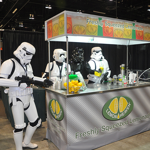 Lemon Heaven Calgary in operation at Comicon